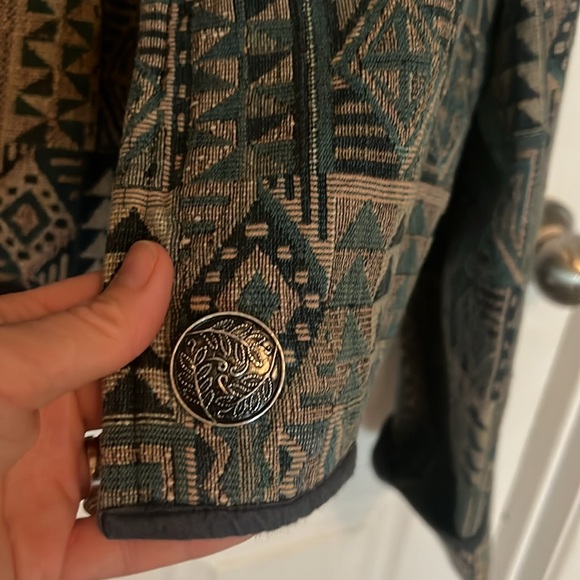 Cotton embroidered jacket/blazer - Picture 4 of 4